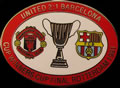 Badge/Pin #1 Final Recopa Europa 1991, Rotterdam, Barça vs Manchester United