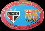 Pin #5 de la Final Intercontinental, Toyota Cup de l'any 1992. Sao Paulo vs FC Barcelona