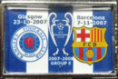 Pin del FC Barcelona - Glasgow Rangers, UEFA Champions League 2008