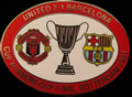 Badge/Pin #1 Final Recopa Europa 1991, Rotterdam, Bar�a vs Manchester United